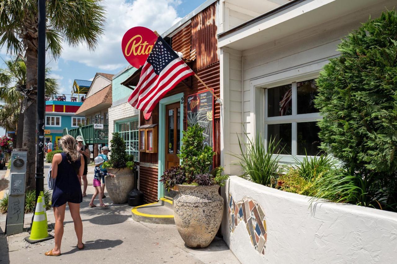 The Folly Feeling 1 Block To Beach Folly Beach Exteriör bild